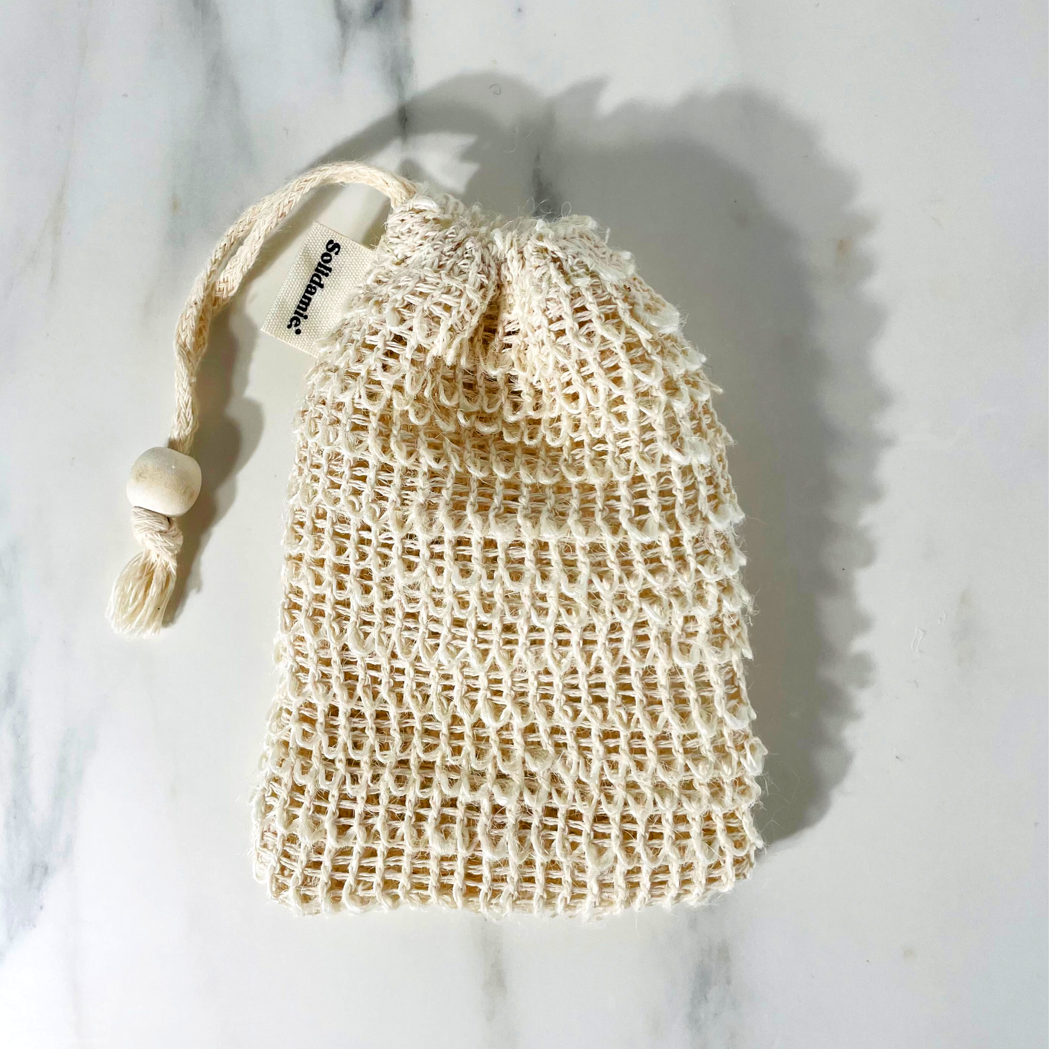 Sisal Shampoo and Soap Bag