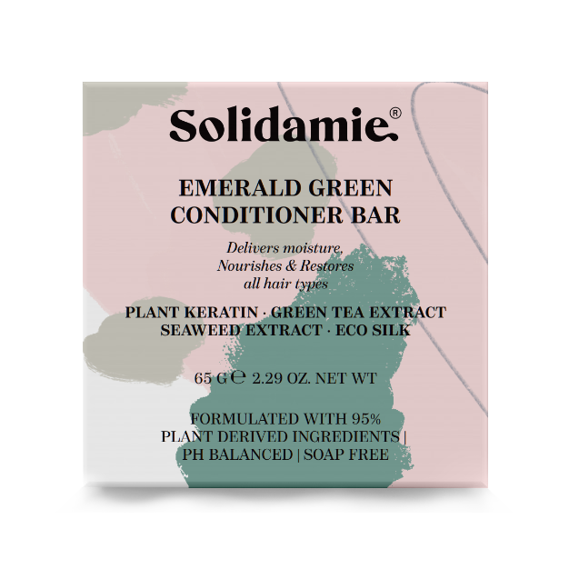 Emerald Green Conditioner Bar deeply conditioning for all hair types