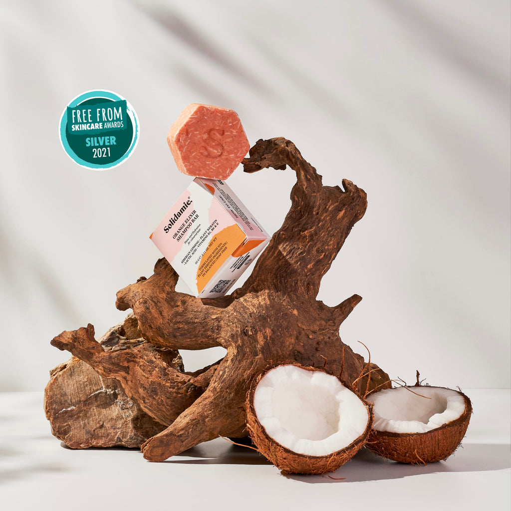 Orange Elixir Shampoo Bar for coloured and heat damaged hair
